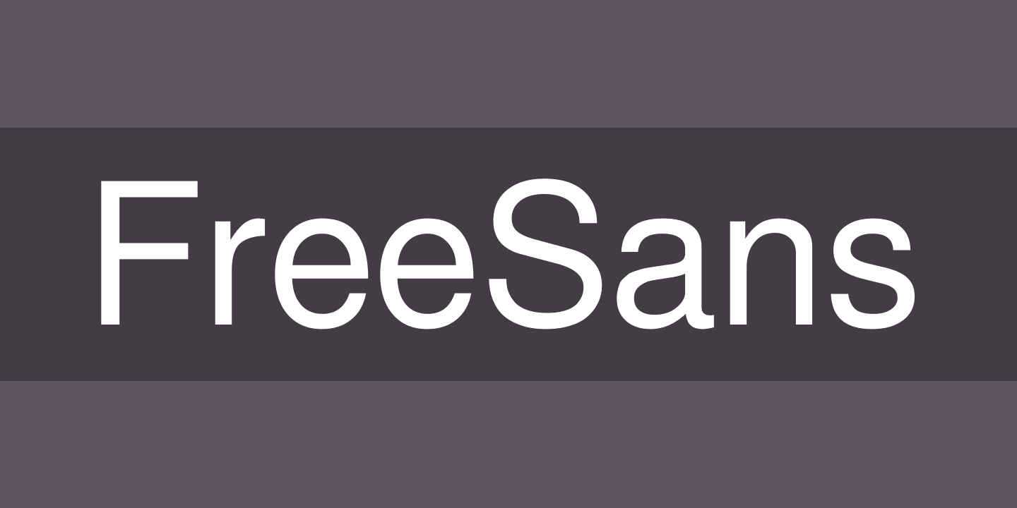 Пример шрифта GNU Free Font Serif Regular